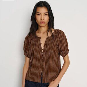 Reformation Calia Top Brown - Size M